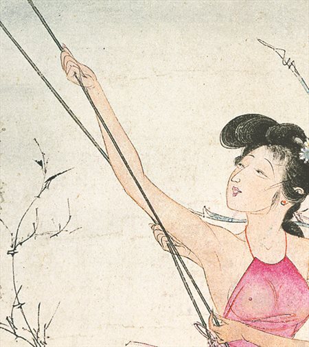 沧源-胡也佛的仕女画和最知名的金瓶梅秘戏图